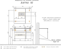 Comforty Зеркальный шкаф Варна 90 дуб сонома – фотография-8