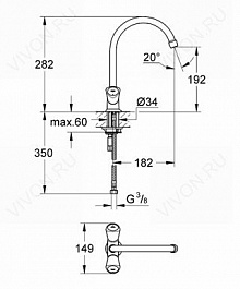 Grohe Смеситель "Costa L 31819001" – фотография-2