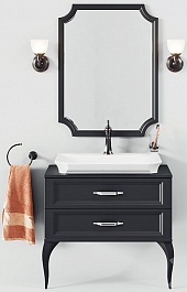 Aqwella Зеркало для ванной LaDonna 72 черное – фотография-3