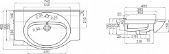 Opadiris Мебель для ванной Тибет 70 слоновая кость, с решеткой – фотография-7