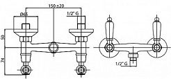 Cezares Смеситель DIAMOND-D-02-Sw для душа – фотография-2