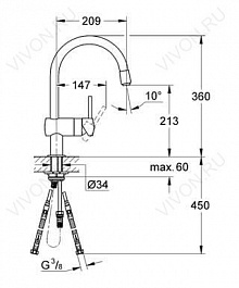 Grohe Смеситель "Minta 32918000" – фотография-2