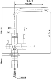 Lemark Смеситель для кухни Expert LM5061RGN розовое золото – фотография-2