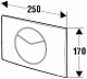 Schwab Кнопка смыва Point Duo матовый хром – фотография-4