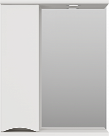 Misty Зеркальный шкаф Атлантик 60 L белый – фотография-1