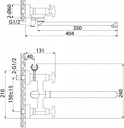 Iddis Смеситель для ванны Acros ACRSBL2i10WA универсальный – фотография-3