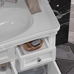 Opadiris Мебель для ванной Кантара 105 белая матовая – фотография-7