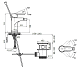 Cezares Смеситель LACONICO-BS-BLC для биде – фотография-4