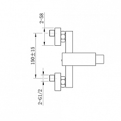 Raiber Смеситель для ванны R0010 – фотография-3