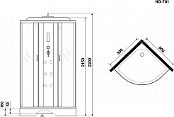 Niagara Душевая кабина NG-701-01 – фотография-12