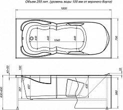 Aquanet Акриловая ванна Viola New 180x75 – фотография-9