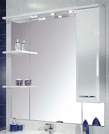 Акватон Зеркальный шкаф для ванной "Эмили 105" R – фотография-1