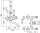 Cezares Смеситель LORD-PBV-02 на борт ванны – фотография-5